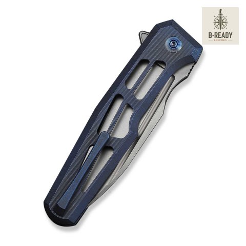 Nóż Składany WE Knife Dressytak M390 Blue Titanium