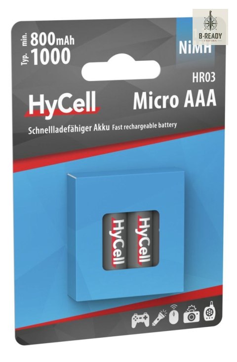 Akumulatory HyCell NiMH AAA HR03 typ 1000 4 szt