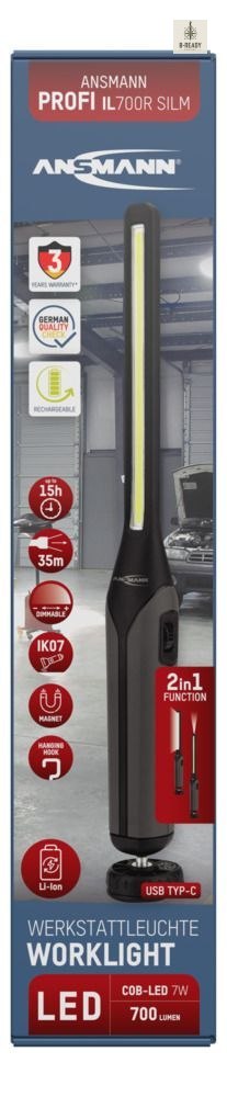 Lampa warsztatowa Ansmann IL700R700lm aku