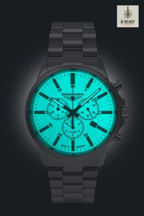 Zegarek Bauhaus Aviation 2880M5 quartz 42mm