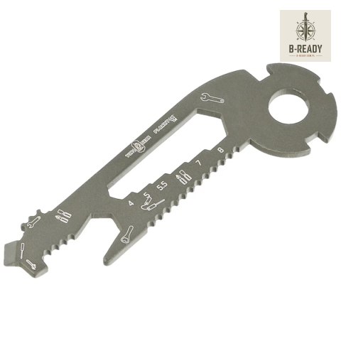 MultiTool Turq Gear Plankton Set (Tool No.3) Cerakote OD Green Stainless Steel Turq Gear