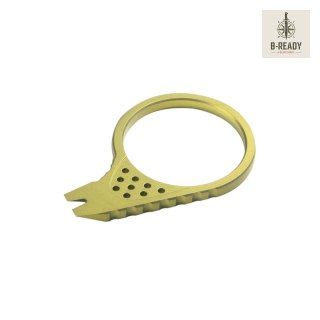 MultiTool Kubey Finger Ring Pry Bar Gold Titanium by Kot Knives (KU410D) Kubey Knife