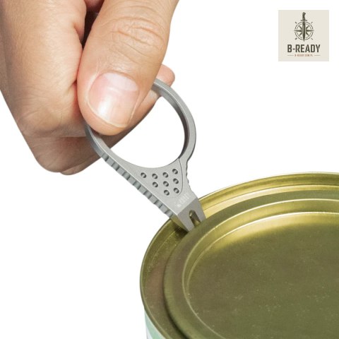 MultiTool Kubey Finger Ring Pry Bar Gray Titanium by Kot Knives (KU410A) Kubey Knife