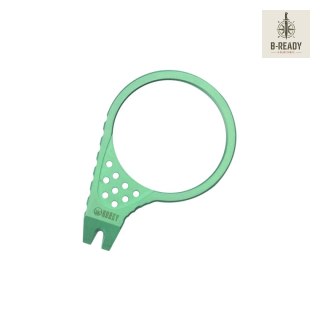 MultiTool Kubey Finger Ring Pry Bar Green Titanium by Kot Knives (KU410C) Kubey Knife