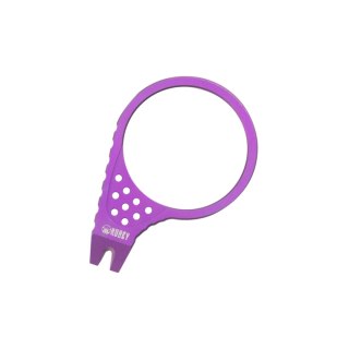 MultiTool Kubey Finger Ring Pry Bar Purple Titanium by Kot Knives (KU410E) Kubey Knife
