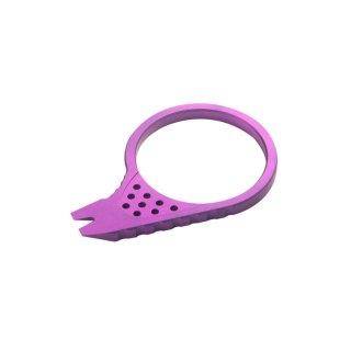 MultiTool Kubey Finger Ring Pry Bar Purple Titanium by Kot Knives (KU410E) Kubey Knife