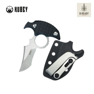Nóż Kubey Stheno Black G10, Stonewashed 14C28N by MUZI Design (KU404A) Kubey Knife