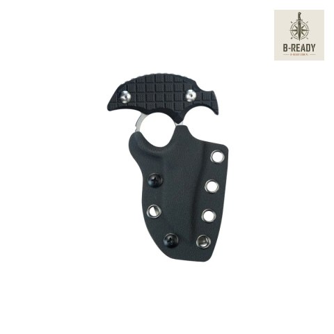 Nóż Kubey Stheno Black G10, Stonewashed 14C28N by MUZI Design (KU404A) Kubey Knife