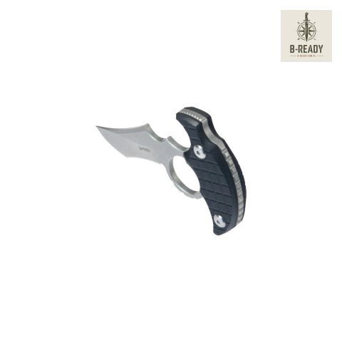 Nóż Kubey Stheno Black G10, Stonewashed 14C28N by MUZI Design (KU404A) Kubey Knife