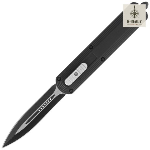 Nóż automatyczny Dulotec OTF Black Aluminium, Black/Satin 3Cr13MoV (K190A-BK) Dulotec