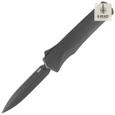 Nóż automatyczny OTF Tekto A5 Spry D/E Black Aluminium, Black CPM S35VN Tekto Knives