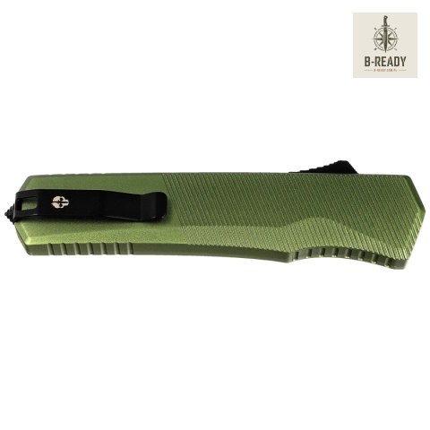 Nóż automatyczny OTF Tekto A5 Spry D/E OD Green Aluminium, Black CPM S35VN Tekto Knives