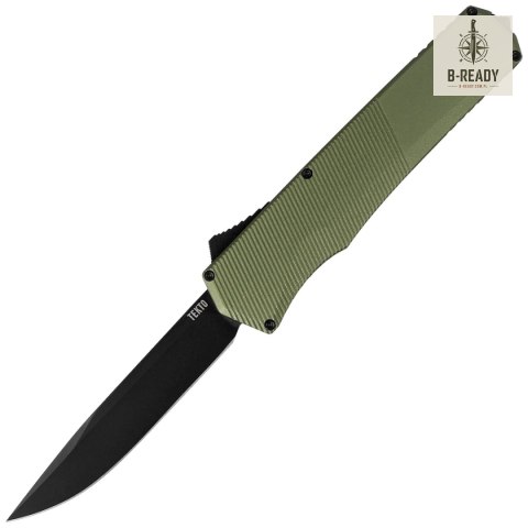 Nóż automatyczny OTF Tekto A5 Spry D/P OD Green Aluminium, Black CPM S35VN Tekto Knives