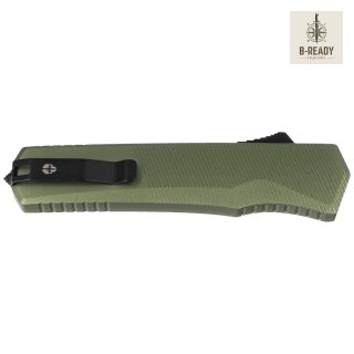 Nóż automatyczny OTF Tekto A5 Spry D/P OD Green Aluminium, Black CPM S35VN Tekto Knives