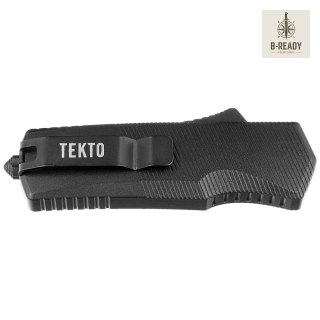 Nóż automatyczny OTF Tekto A5 Spry Mini D/E Black Aluminium, Black CPM S35VN Tekto Knives