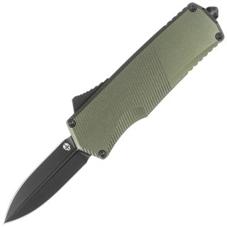 Nóż automatyczny OTF Tekto A5 Spry Mini D/E OD Green Aluminium, Black CPM S35VN Tekto Knives