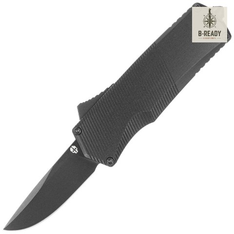 Nóż automatyczny OTF Tekto A5 Spry Mini D/P Black Aluminium, Black CPM S35VN Tekto Knives