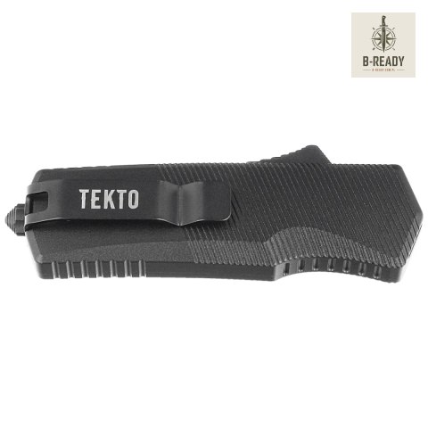 Nóż automatyczny OTF Tekto A5 Spry Mini D/P Black Aluminium, Black CPM S35VN Tekto Knives