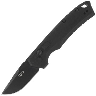 Nóż automatyczny Tekto A3 Delta Mini D/P Black G10, Black D2 Tekto Knives
