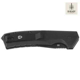 Nóż automatyczny Tekto A3 Delta Mini D/P Black G10, Black D2 Tekto Knives