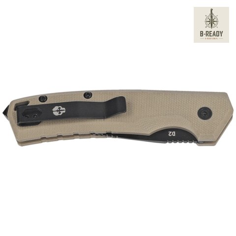 Nóż automatyczny Tekto A3 Delta Mini D/P Desert G10, Black D2 Tekto Knives