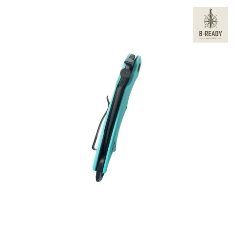 Nóż składany Kubey Rogue Pikal Light Blue G10, Blackwashed 14C28N by MUZI Design (KU298D) Kubey Knife