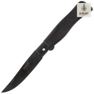 Nóż składany MAM Douro All Black Ebony Wood, Nickel-plated Brass PVD HW, Titanium PVD X50CrMoV15 (2250) MAM