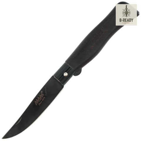 Nóż składany MAM Douro All Black Ebony Wood, Nickel-plated Brass PVD HW, Titanium PVD X50CrMoV15 (2250) MAM