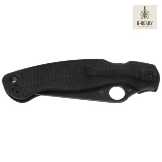 Nóż składany Spyderco Military 2 Salt Black G10, Black DLC MagnaCut by Sal, Eric Glesser (C36GMCBKP2) Spyderco Inc.