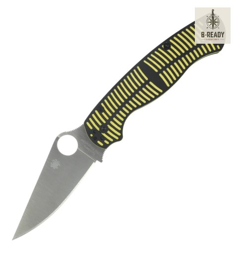 Nóż składany Spyderco Para Military 2 Salt Yellow/Black G10, Satin MagnaCut by Sal, Eric Glesser (C81GBKYLMCP2) Spyderco Inc.