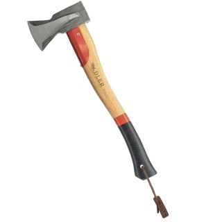 Siekiera rozłupująca Adler Short Splitter Black / Red Hickory Wood, C45 Carbon Steel (230.0H125A011) Adler