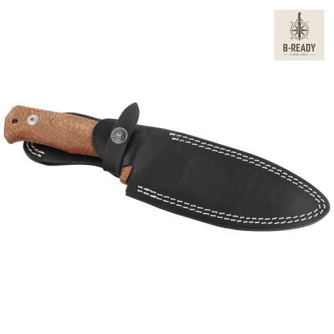 Nóż LionSteel Tactical Natural Canvas Micarta, Satin Niolox by Molletta (T5 CVN) LionSteel