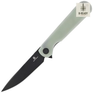 Nóż składany Bestechman Flick Jade G10, Black PVD D2 by Ostap Hel (BMK13E) Bestechman by Bestech Knives