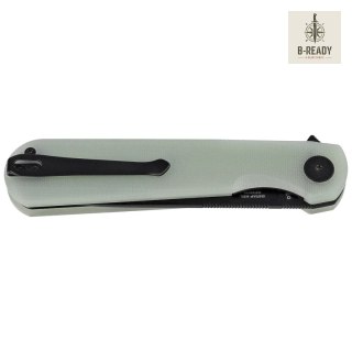 Nóż składany Bestechman Flick Jade G10, Black PVD D2 by Ostap Hel (BMK13E) Bestechman by Bestech Knives
