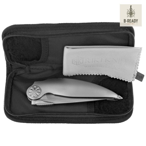 Nóż składany Rike Knife RK Predator-P Gray Titanium, Satin M390 RikeKnife Co. Ltd.