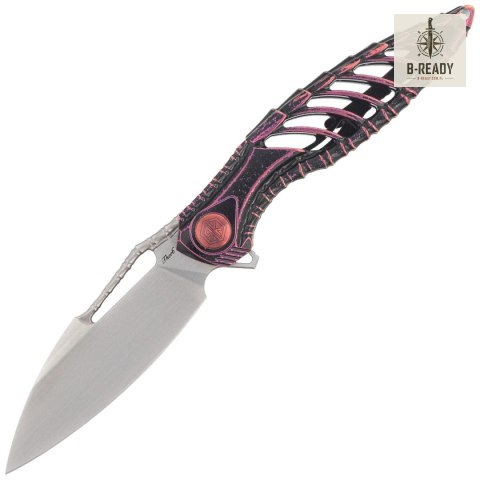 Nóż składany RikeKnife Thor6 Black / Purple Titanium, Satin M390 (RK Thor6-M-BP) RikeKnife Co. Ltd.