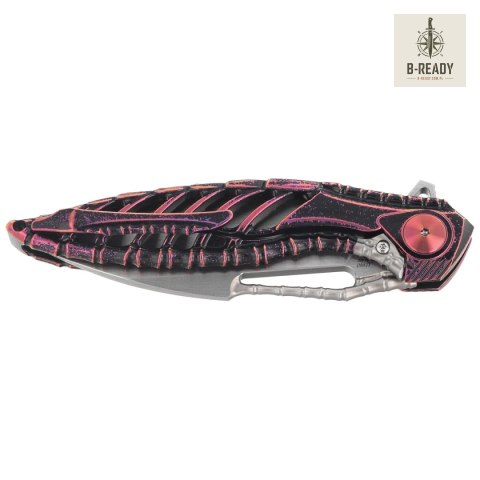 Nóż składany RikeKnife Thor6 Black / Purple Titanium, Satin M390 (RK Thor6-M-BP) RikeKnife Co. Ltd.