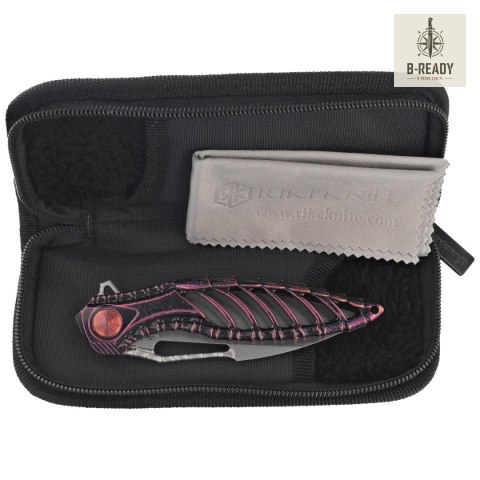 Nóż składany RikeKnife Thor6 Black / Purple Titanium, Satin M390 (RK Thor6-M-BP) RikeKnife Co. Ltd.