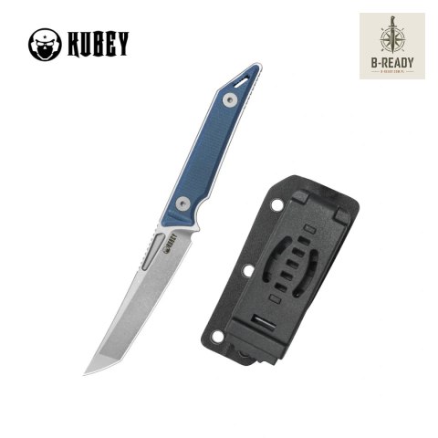 Nóż Kubey Goliath Denim Micarta, Beadblasted 14C28N by Jake Hoback (KU430C) Kubey Knife