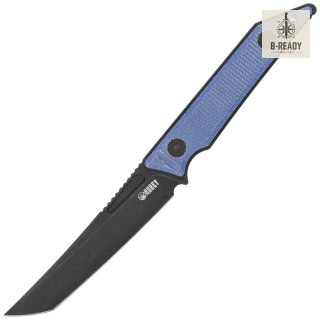 Nóż Kubey Goliath Denim Micarta, Blackwashed 14C28N by Jake Hoback (KU430D) Kubey Knife