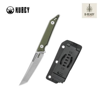 Nóż Kubey Goliath Green Micarta, Beadblasted 14C28N by Jake Hoback (KU430E) Kubey Knife