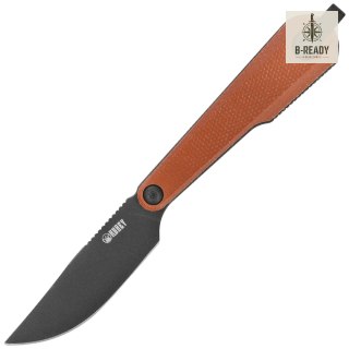 Nóż Kubey YAG DP Brown Micarta, Blackwashed 14C28N by Ostap Hel (KU451C) Kubey Knife