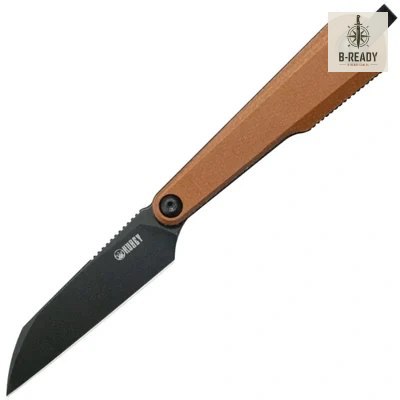 Nóż Kubey YAG WH Brown Micarta, Blackwashed 14C28N by Ostap Hel (KU450C) Kubey Knife