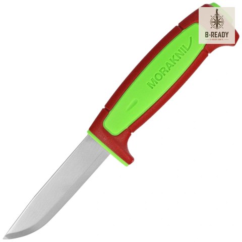 Nóż Mora Basic 511 (C) Ivy Green / Dala Red Polimer, Satin C100S Carbon Morakniv