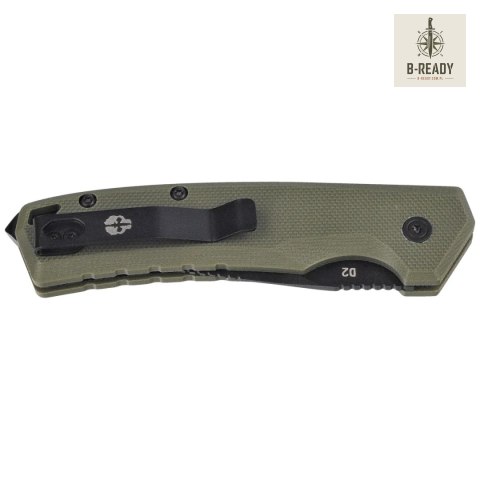 Nóż automatyczny Tekto A3 Delta Mini D/P OD Green G10, Black D2 (A3S_G1OD_D2BK1_A1) Tekto Knives