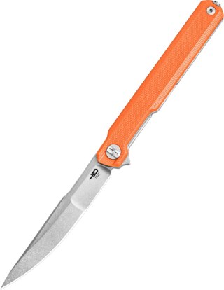 Nóż składany Bestech Duoz Orange G10, Stonewashed 14C28N by Ostap Hel (BG65B) Bestech Knives