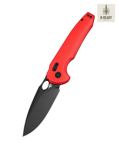 Nóż składany Bestech Noctar Red G10, Black PVD 14C28N by Kombou (BG66G) Bestech Knives