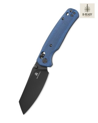 Nóż składany Bestechman Cicada's Wing Blue Micarta, Black PVD 10Cr15MoV (BMK06-M-4) Bestechman by Bestech Knives