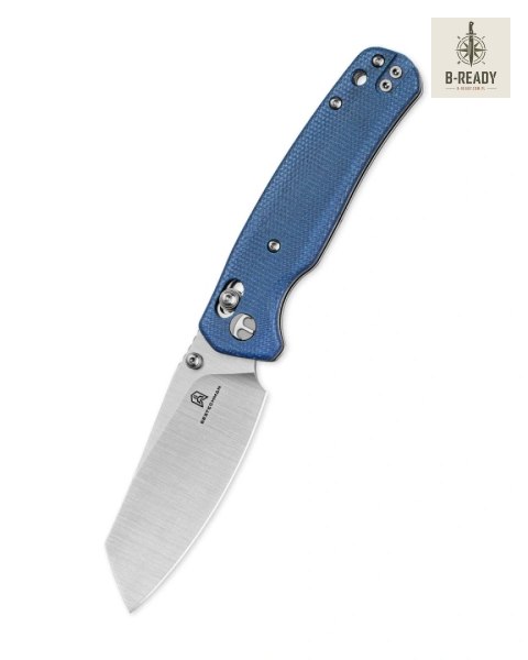 Nóż składany Bestechman Cicada's Wing Blue Micarta, Satin 10Cr15MoV (BMK06-M-1) Bestechman by Bestech Knives