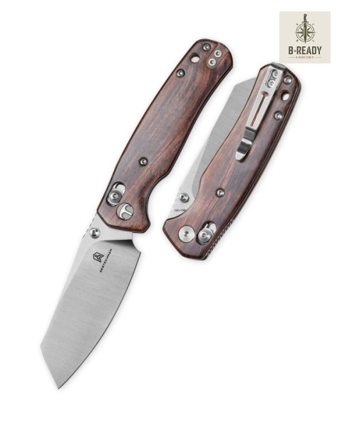 Nóż składany Bestechman Cicada's Wing Desert Ironwood, Satin 10Cr15MoV (BMK06-W-3) Bestechman by Bestech Knives